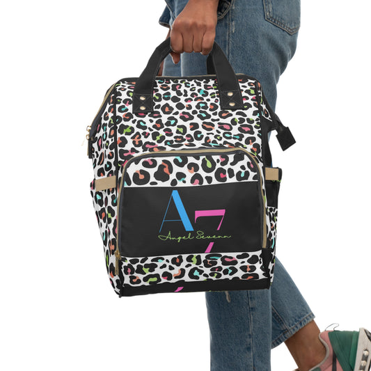 😇Angel Sevenn Leopard Fashion Multifunctional Diaper Backpack