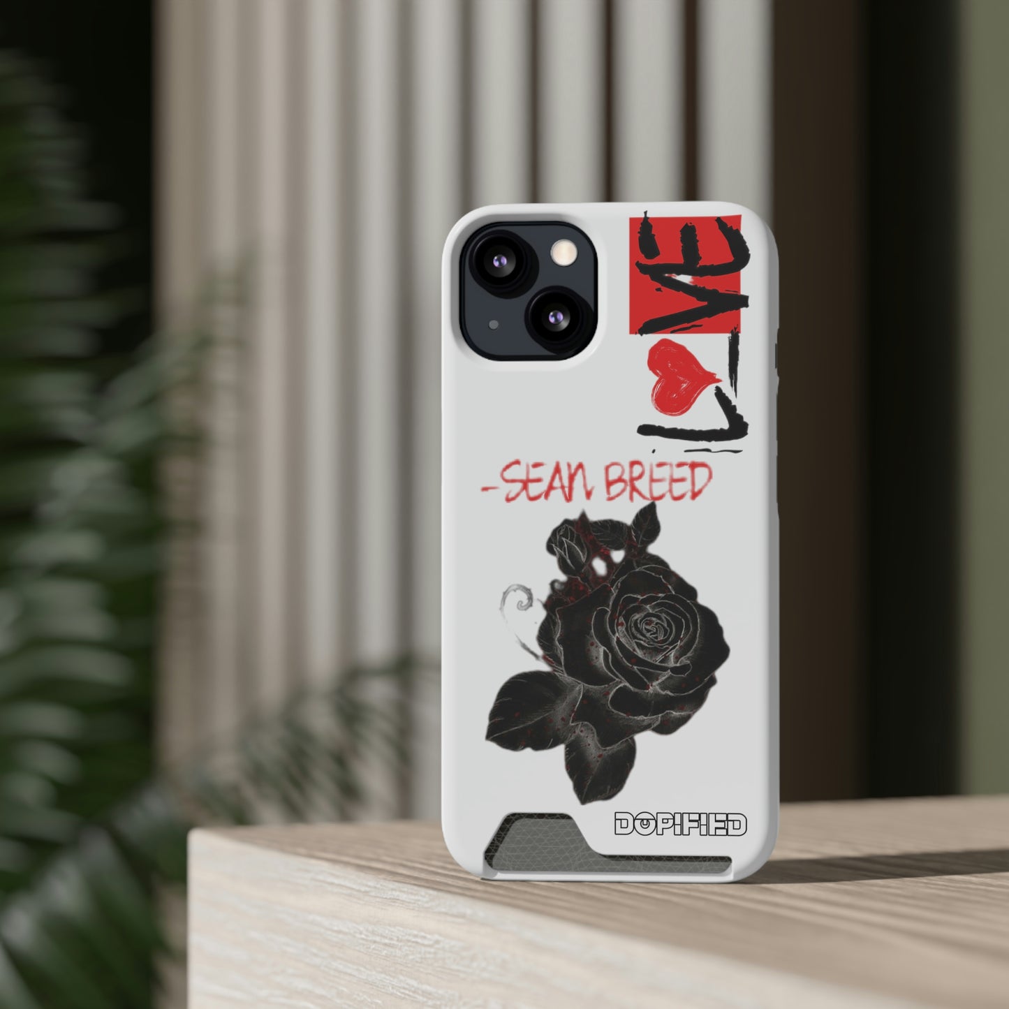 Sean Breed Signature Phone Case With Card Holder