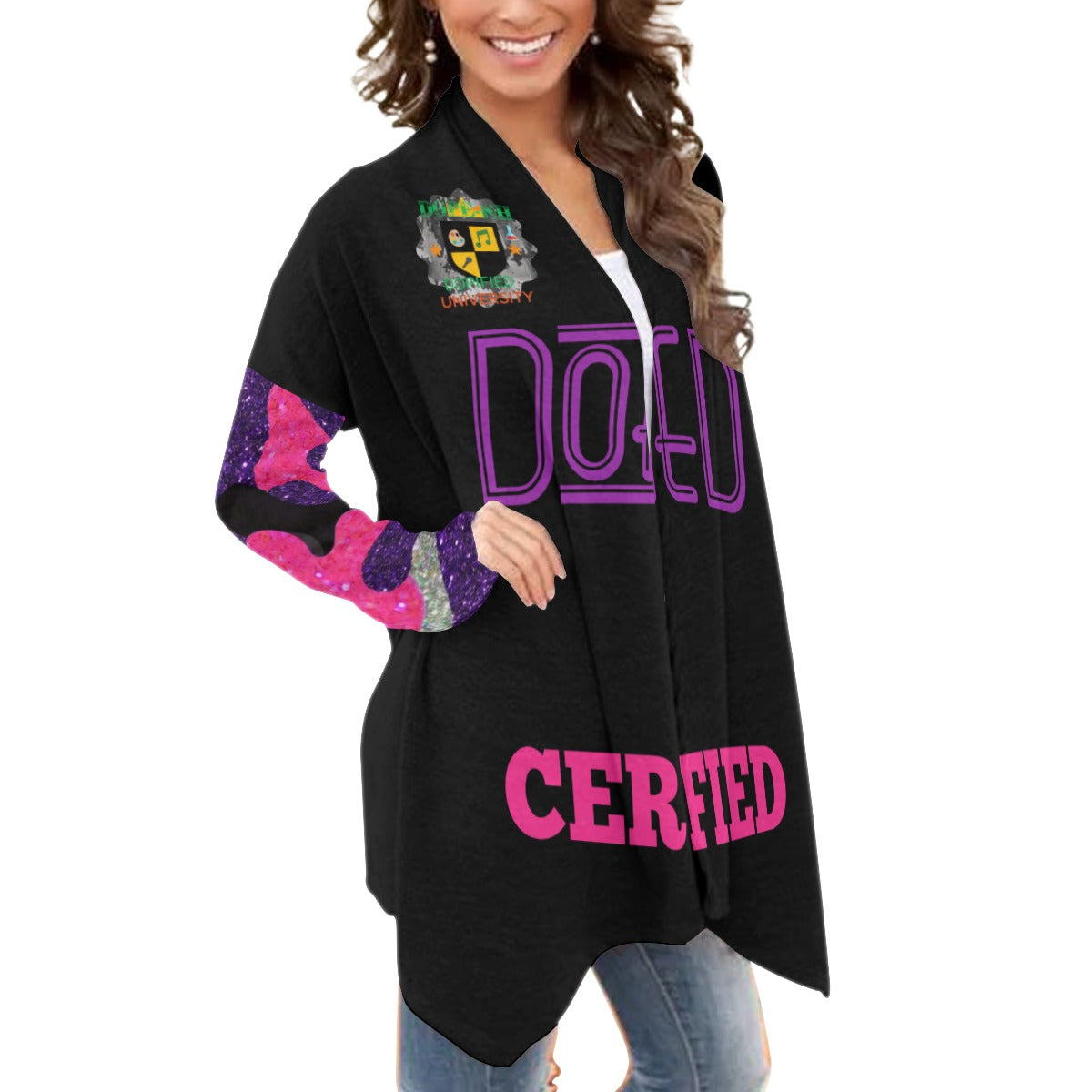 She DopiFIED Cardigan With Long Sleeve