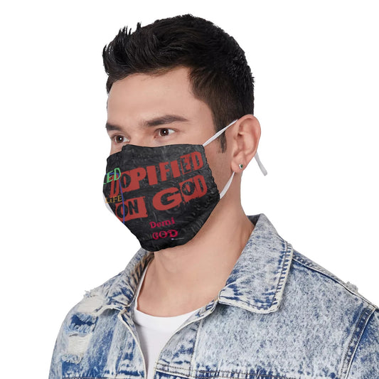 HiGH OFF LiFE" DOPiFiED Face Mask with Adjustable Ear Loops