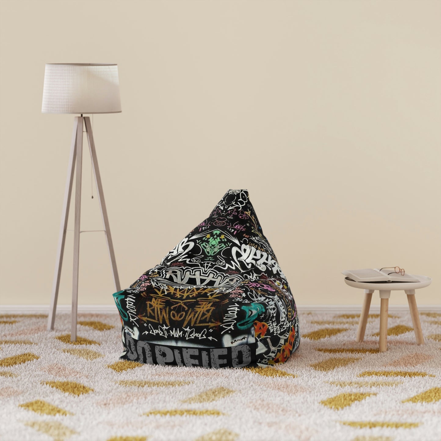 DOPiFiED Graffiti Bean Bag Chair Cover