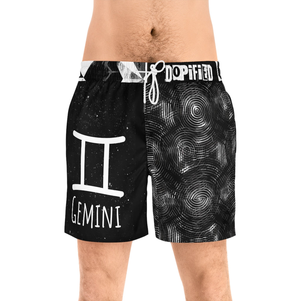 DOPiFiED GEMINI bro's Mid-Length Swim Shorts)
