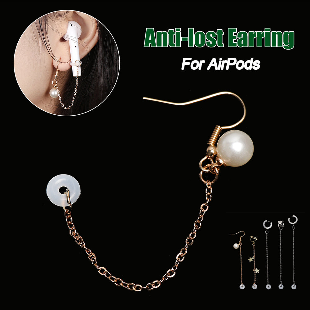 Fashion Anti-Lost Ear Clip Earphone Accessories Unisex Earrings for Airpods 1 2 3 For Airpods Pro Earrings Secure Fit Hooks