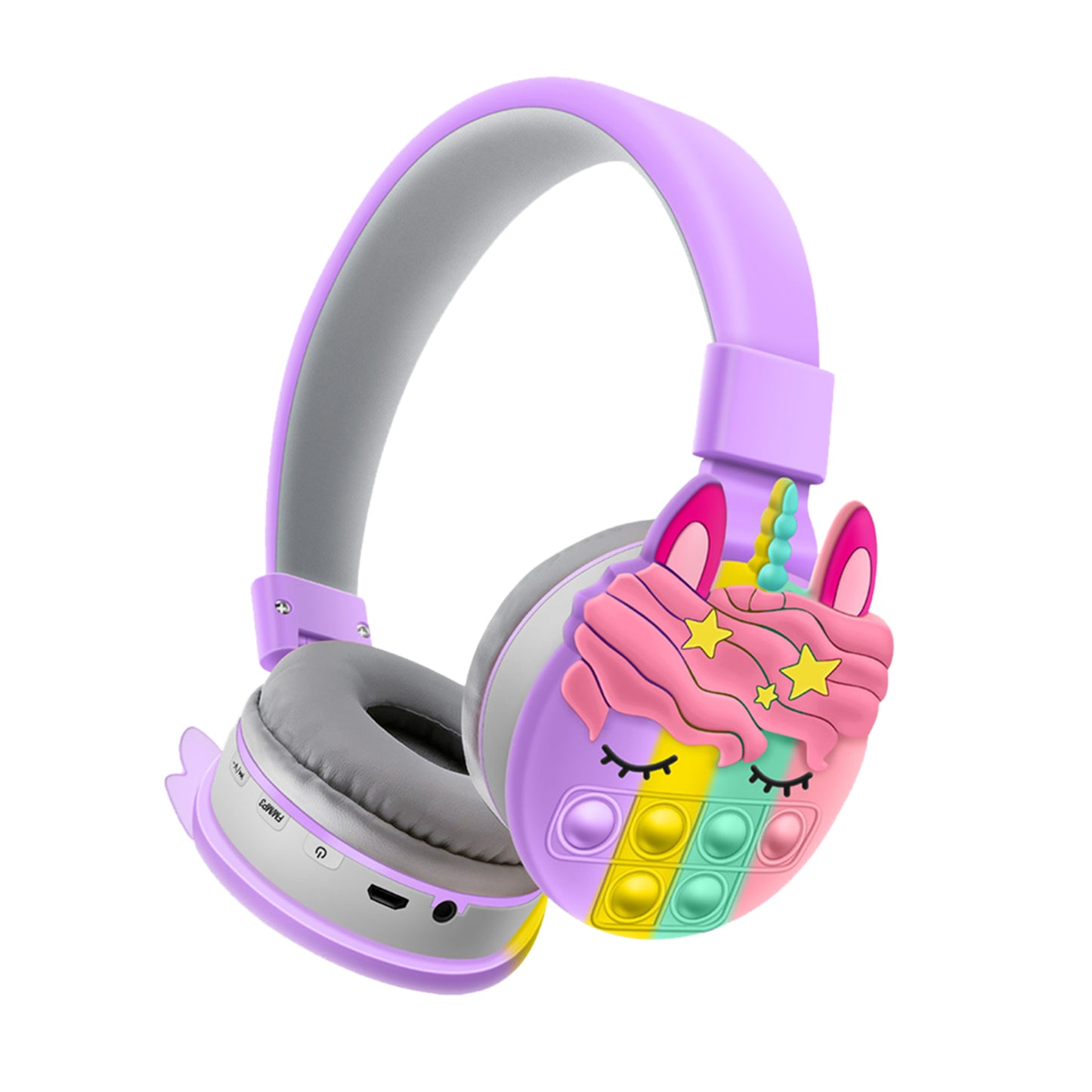 Celebrity Head-Mounted Kid’s Unicorn Headphones.