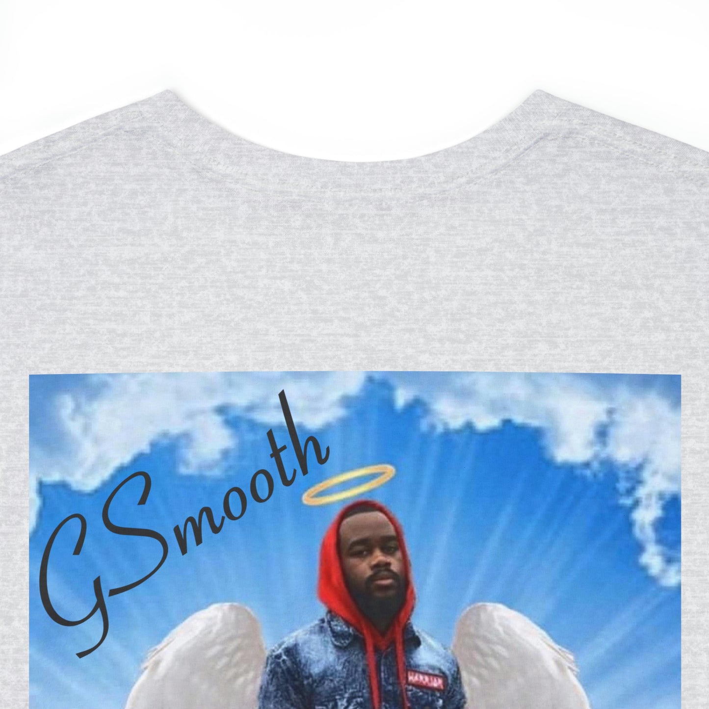"GSmooth R.I.P Always Remembered"  Heavy Cotton Tee