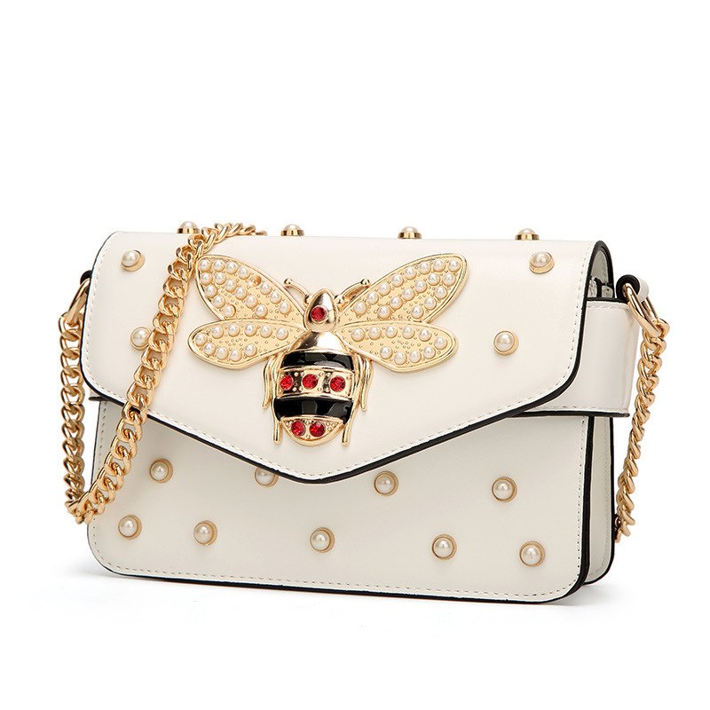 Luxury Handbags Women Bags Designer Vintage Small Little Bee Flap Bag