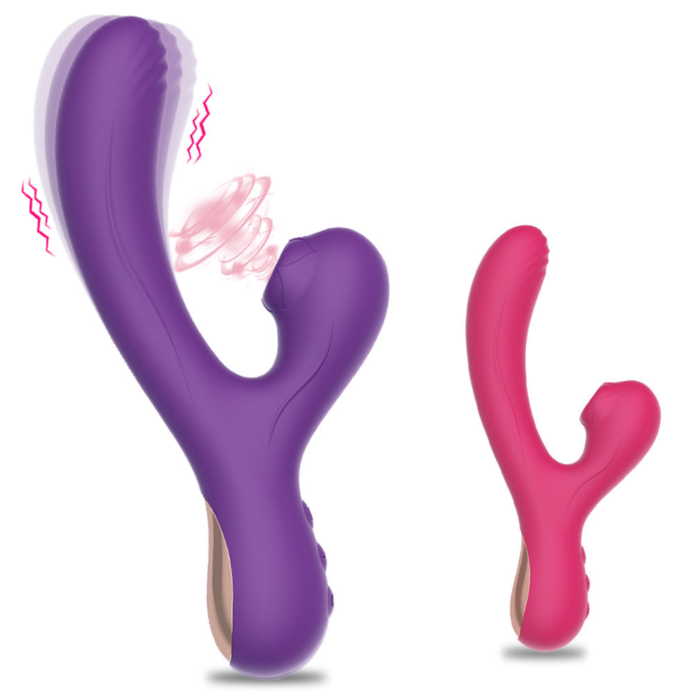 Adult Supplies Charging G-Spot Crescent Vibrator Sucking Stick Female Masturbation Massage Av Vibrator