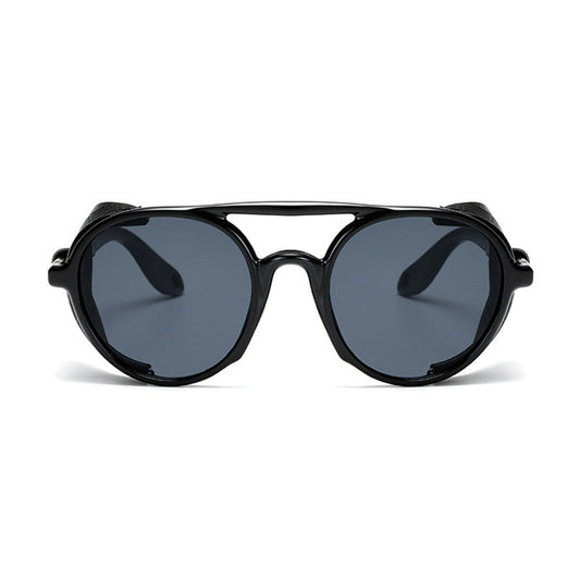 Fashion Sunglasses Brand Design Round Shades Men Women Vintage Punk Sun glasses UV400 Eyewear