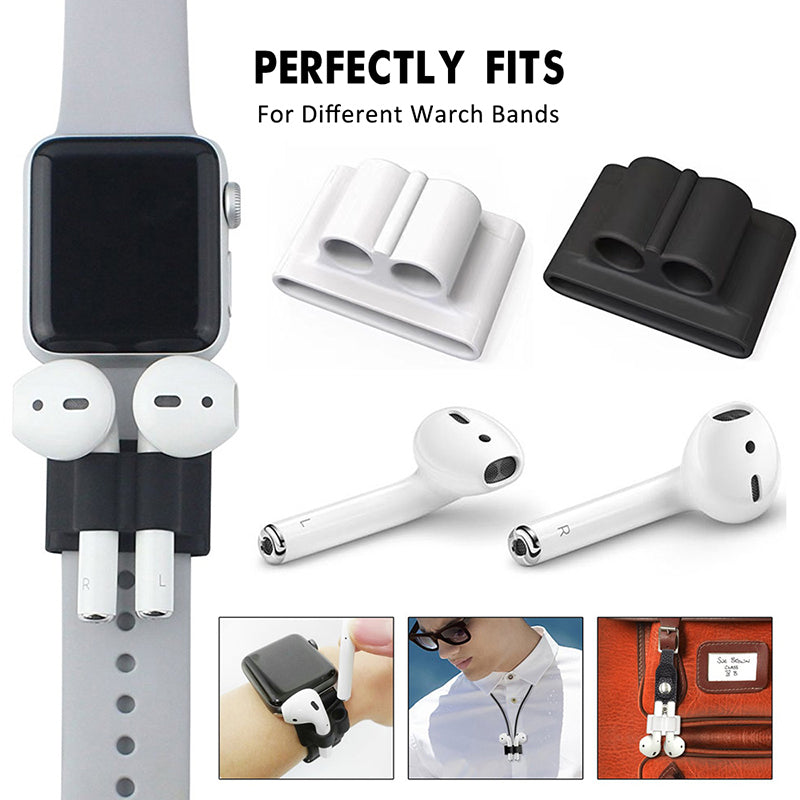 Anti lost Silicone Holder for AirPods Portable Anti lost strap cord silicone protective Ear tips for earpods r