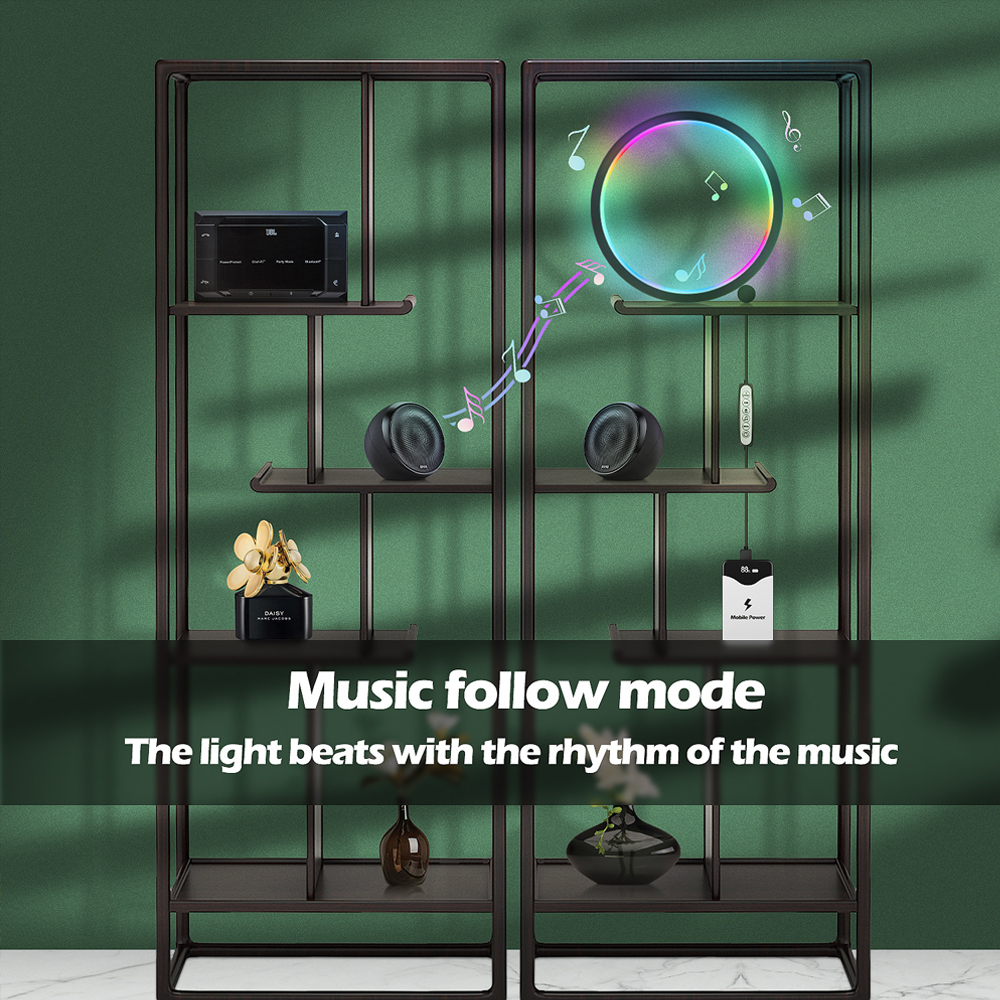 Symphony Pickup Light Computer Desktop Bedroom Led Voice-Activated Music Rhythm Light Decorative Atmosphere Light