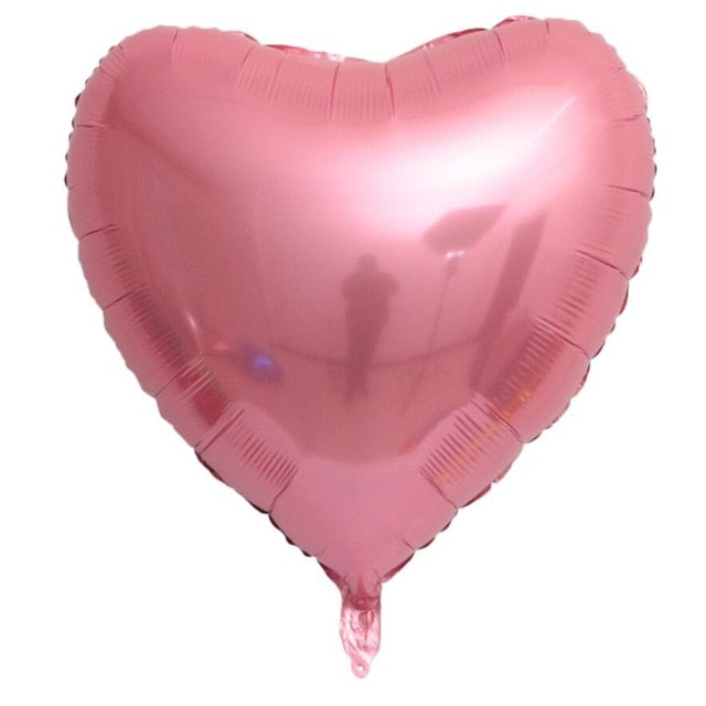 Heart balloon 75cm Red heart shape air party balloons Valentines Day wedding love decorations marriage supplies Foil balloons