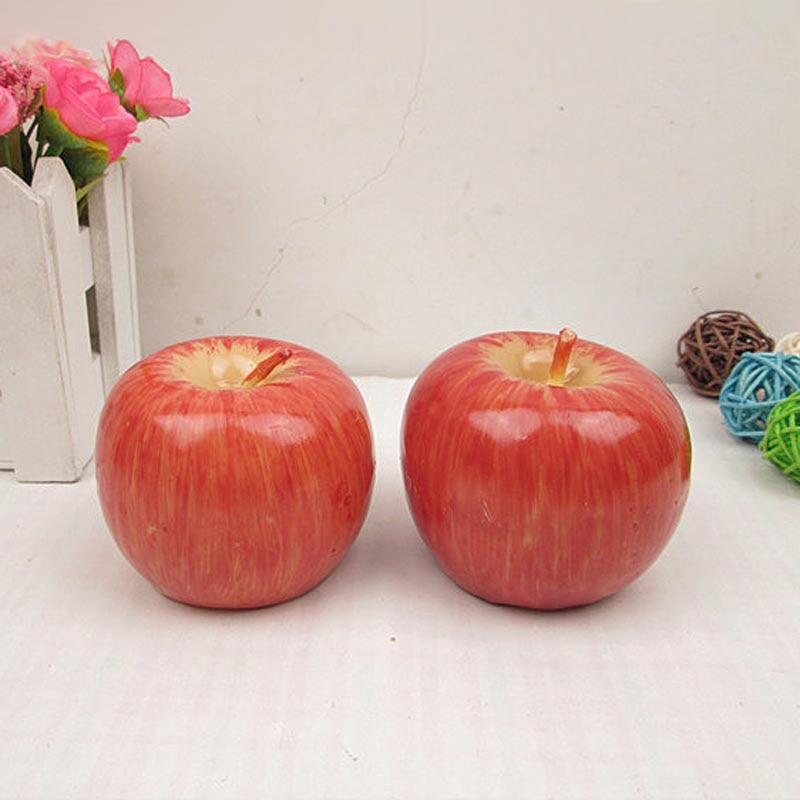 Fruit Candles Artificial Apple Shape Candles for home or Party Decoration Creative Gifts