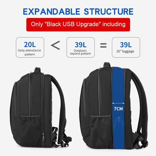 Anti Theft Nylon 27L Men 15.6 inch Laptop Backpacks School Fashion Travel Male Mochilas Feminina Casual Man Schoolbag