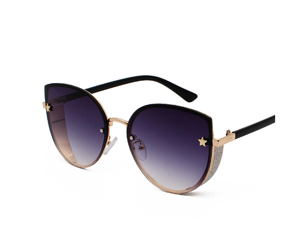 Sexy Ladies Five-pointed Star Decoration Women's Sunglasses High Quality Fashion Shades Glasses