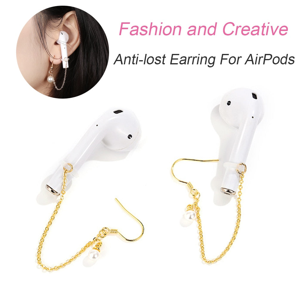 Fashion Anti-Lost Ear Clip Earphone Accessories Unisex Earrings for Airpods 1 2 3 For Airpods Pro Earrings Secure Fit Hooks