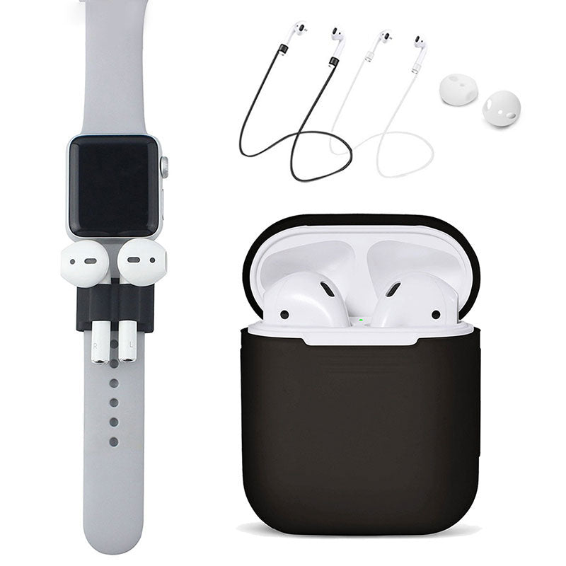 Anti lost Silicone Holder for AirPods Portable Anti lost strap cord silicone protective Ear tips for earpods r