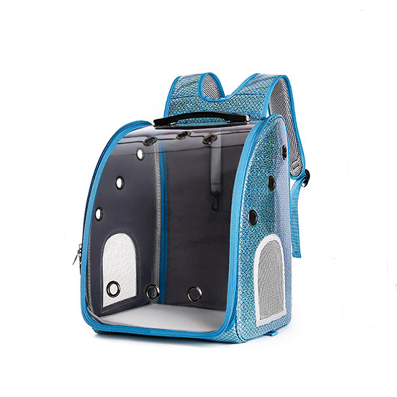New Design Pet Carrier Deluxe Transparent Dog Cat Pet Travel Backpack Stroller Outdoor Carry Bag