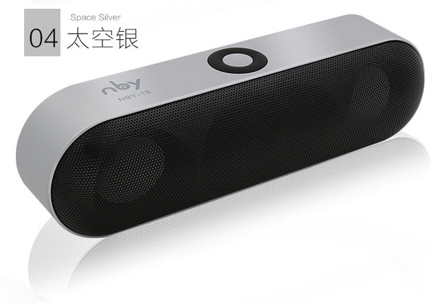 NBY-18 Mini Bluetooth Speaker Portable Wireless Speaker Sound System 3D Stereo Music Surround Support Bluetooth,TF AUX USB