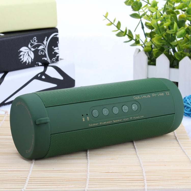 T2 Bluetooth Speaker Waterproof Portable Outdoor Wireless Mini Column Box Speaker Support TF card FM Stereo Hi-Fi Boxes