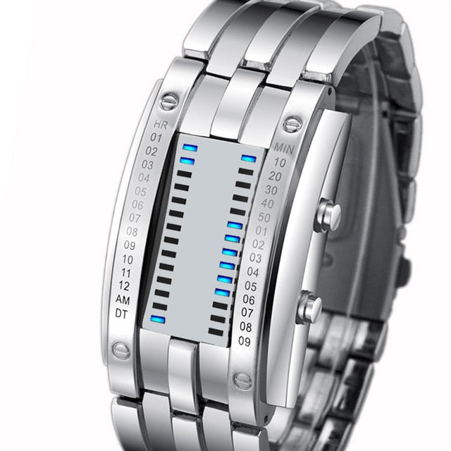 Watches Men  Digital LED Display 50M Waterproof Lover's Wrist watches