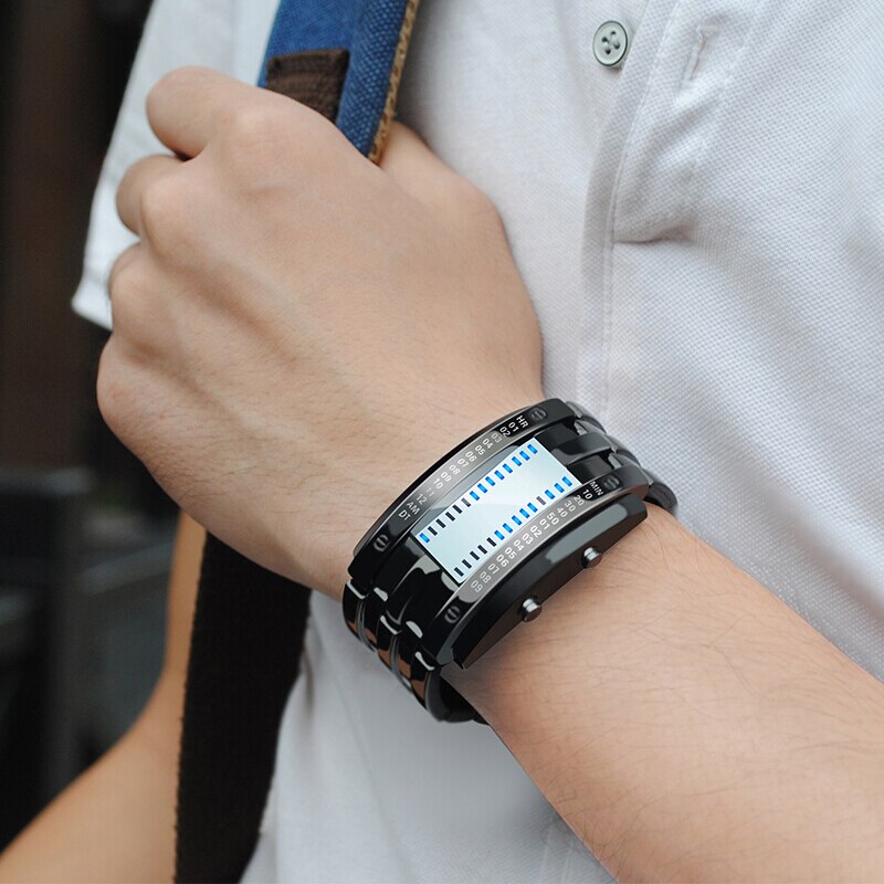Watches Men  Digital LED Display 50M Waterproof Lover's Wrist watches