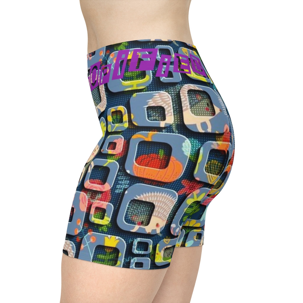 "DOPiFiED 3D" Women's Biker Shorts