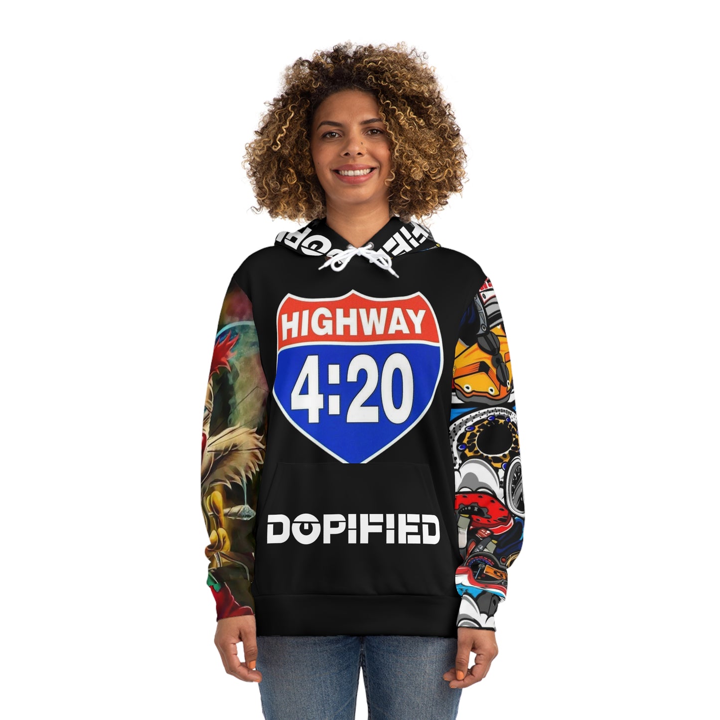 "Highway 🛣️ 420" DOPiFiED Fashion Hoodie