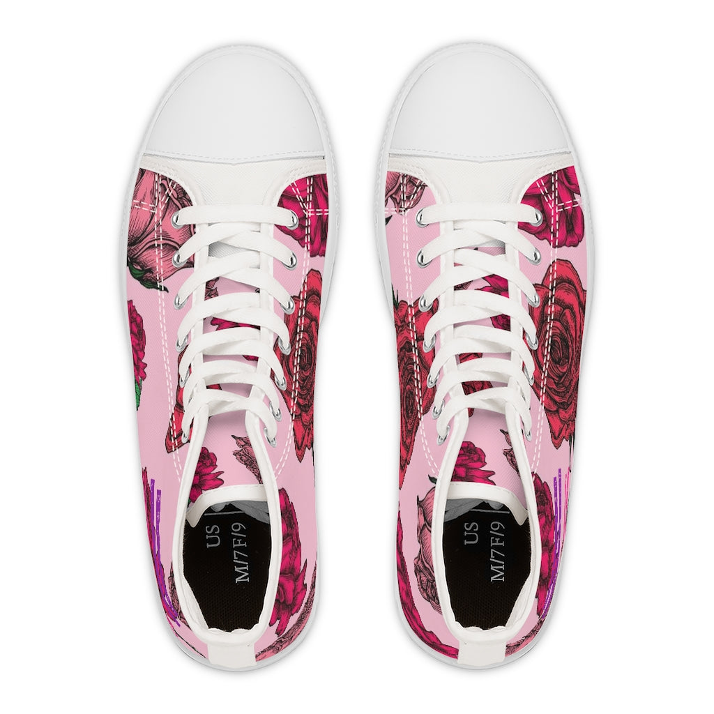 DOPiFiED RoSeS Women's High Top Sneakers