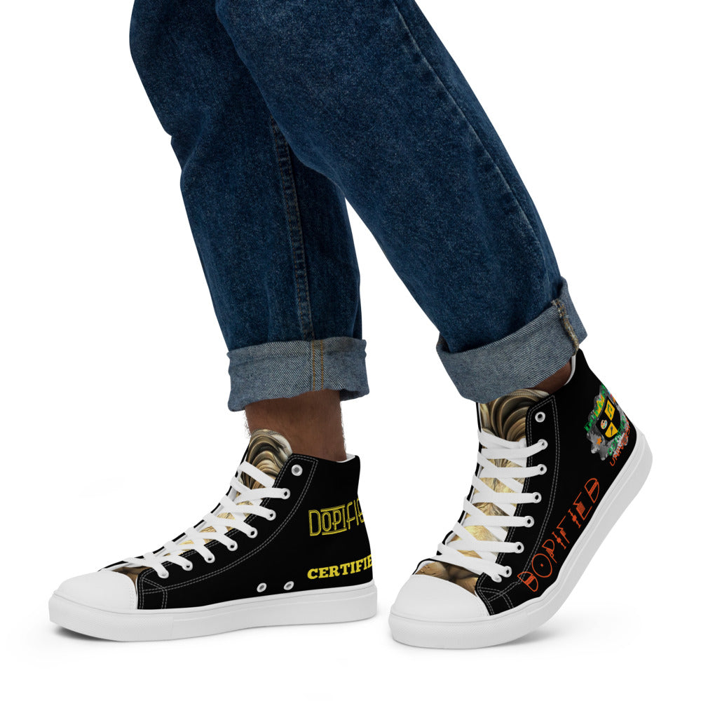 DOPE-iSH Men’s high top canvas shoes