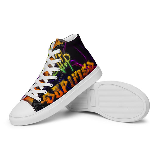 "DOPiFiED Bros" high top canvas shoes