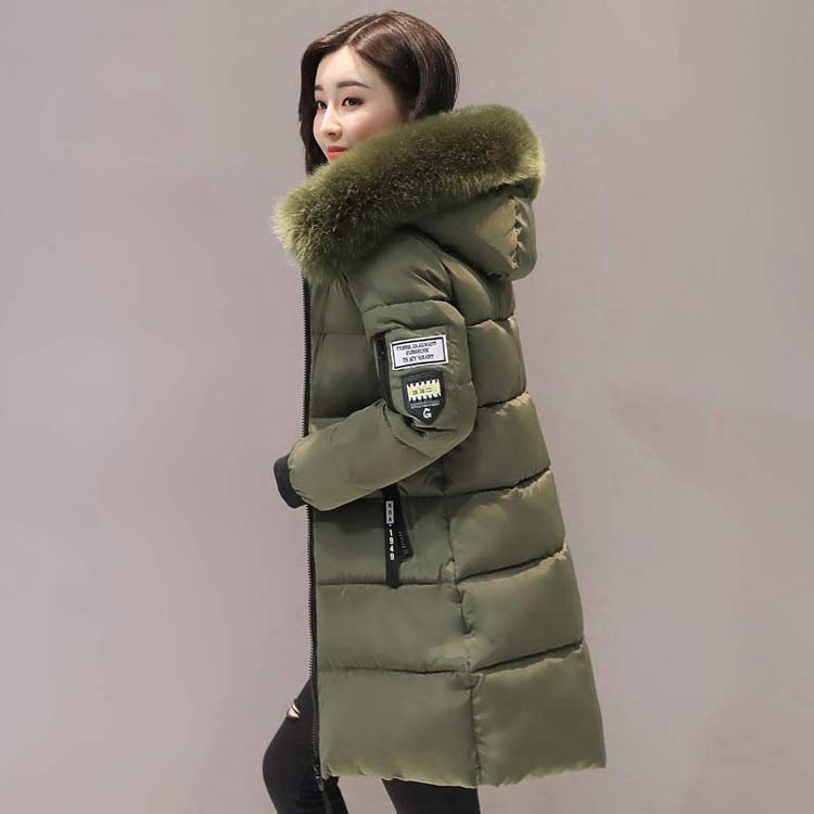 Plus size jackets women coats winter solid thick parkas woman clothing hot sale hooded zipper warm overcoats female clothes